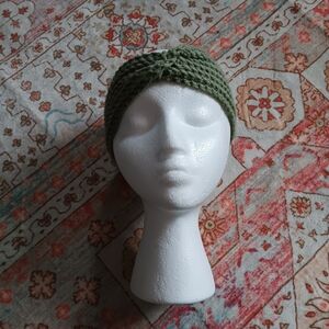 Green Knitted Headband
